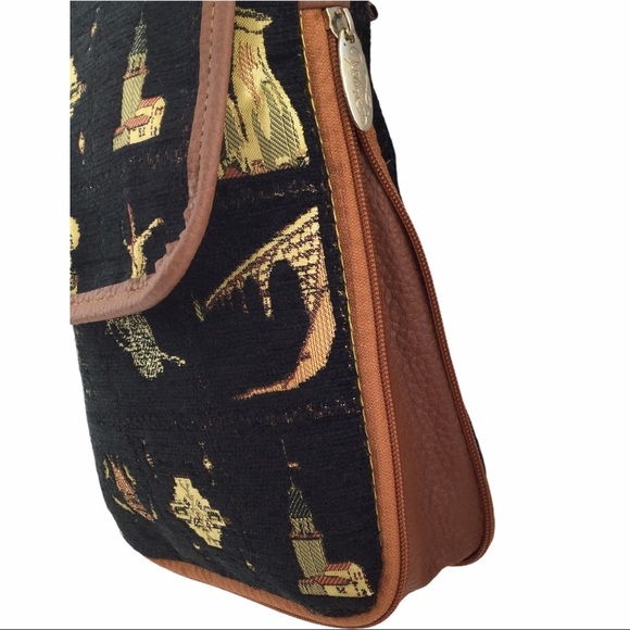 Amanda Tapestry Embroidered crossbody Adjustable purse - Picture 7 of 8